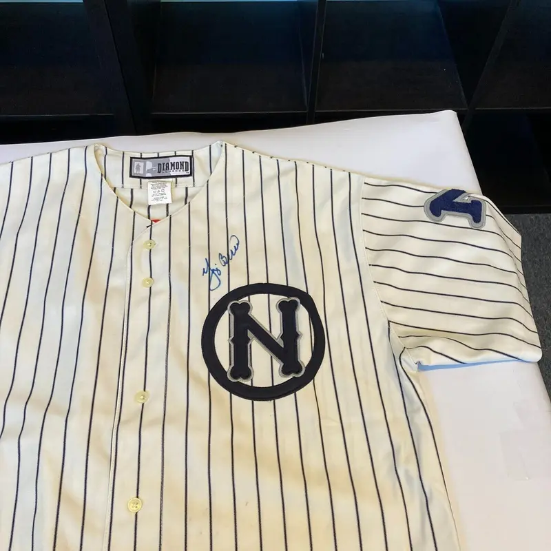 Yogi Berra Signed 1946 Newark Bears Yankees Minor League Jersey PSA DNA COA