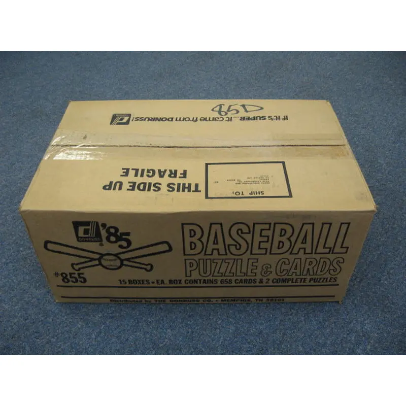 1985 Donruss Baseball Factory Set Case (15 Sets) (Authenticate)