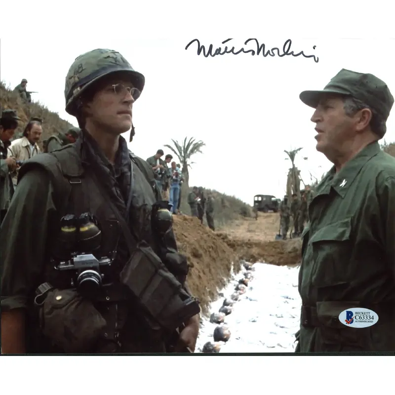 Matthew Modine Full Metal Jacket Authentic Signed 8x10 Photo BAS #C63334