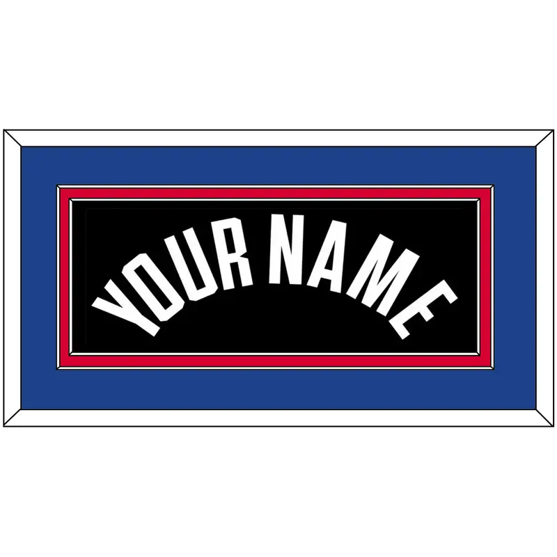 Los Angeles Name - Black Statement (2017-2022) - Double Mat 3
