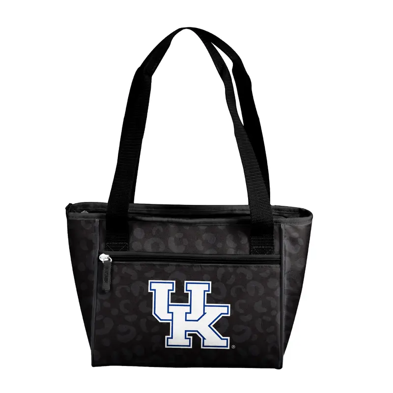 Kentucky Leopard Print 16 Can Cooler Tote