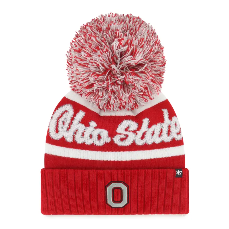 OHIO STATE BUCKEYES SPIRITED '47 CUFF KNIT WOMENS