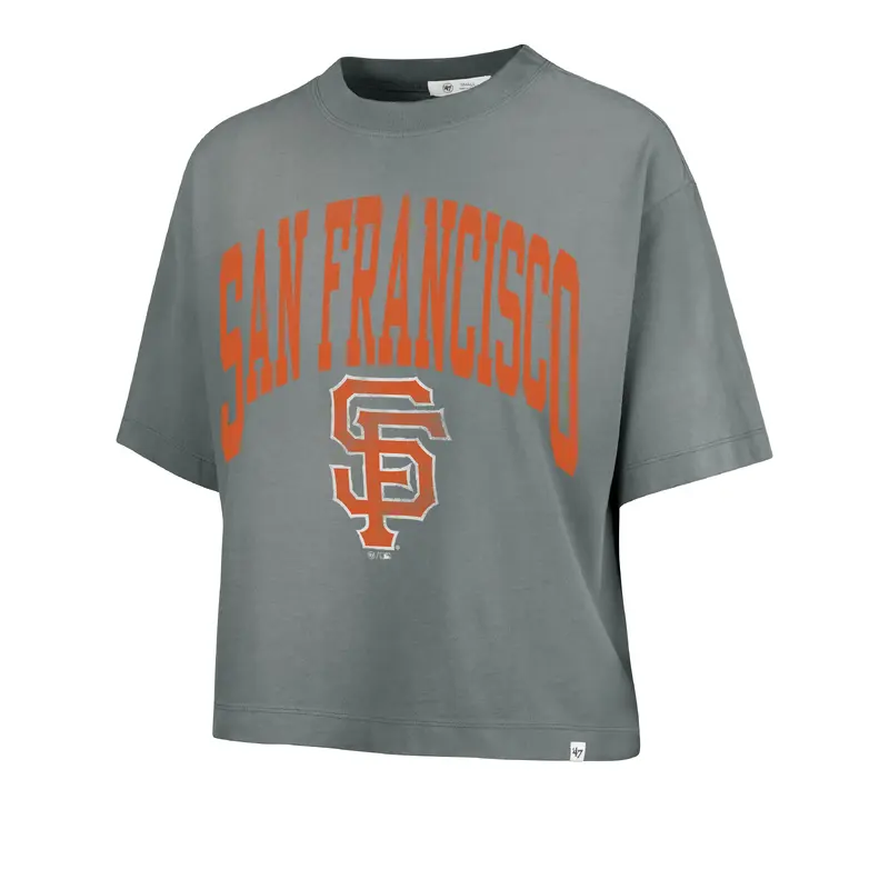 SAN FRANCISCO GIANTS SHALE '47 MONTAUK CROP TEE WOMENS