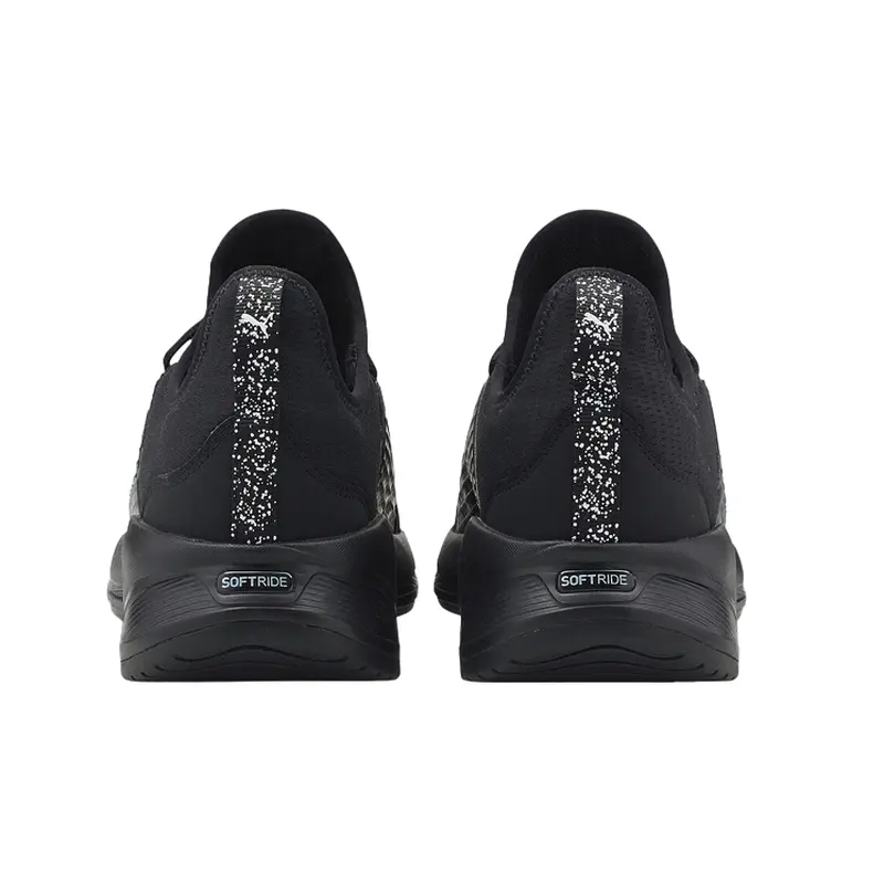 PUMA MENS BLACK TENNIS SHOE SOFTRIDE PREMIER SLIP-ON 376661 01