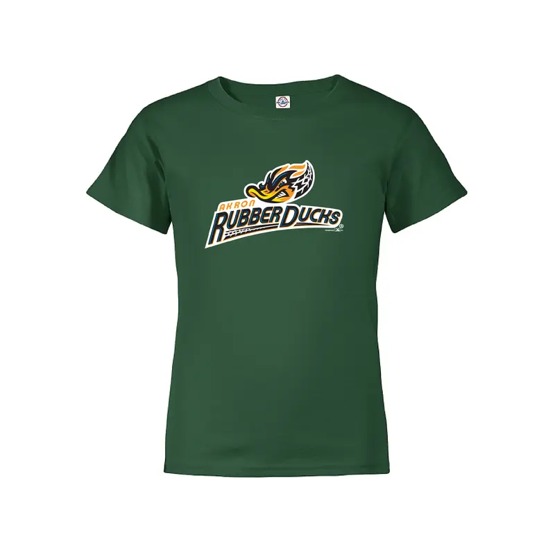 Youth Green Primary Logo Tee