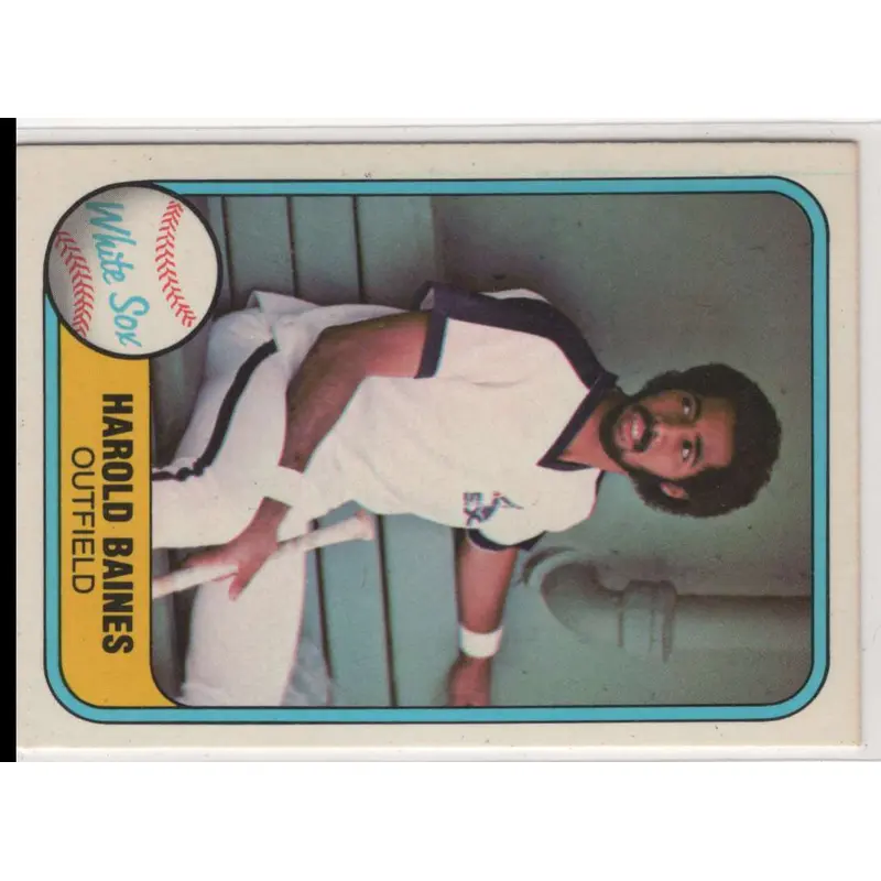 1981 Fleer Harold Baines #346 Rookie