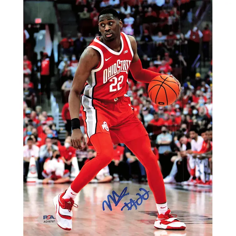 MALAKI BRANHAM signed 8x10 Photo PSA/DNA Ohio State Autographed