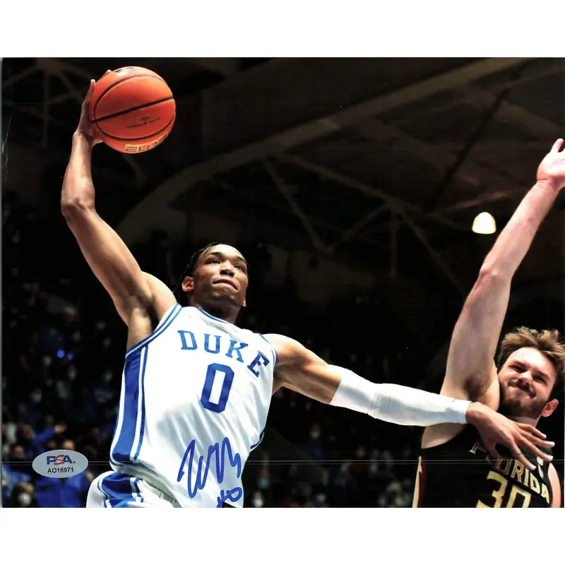 WENDELL MOORE signed 8x10 Photo PSA/DNA Duke Blue Devils Autographed