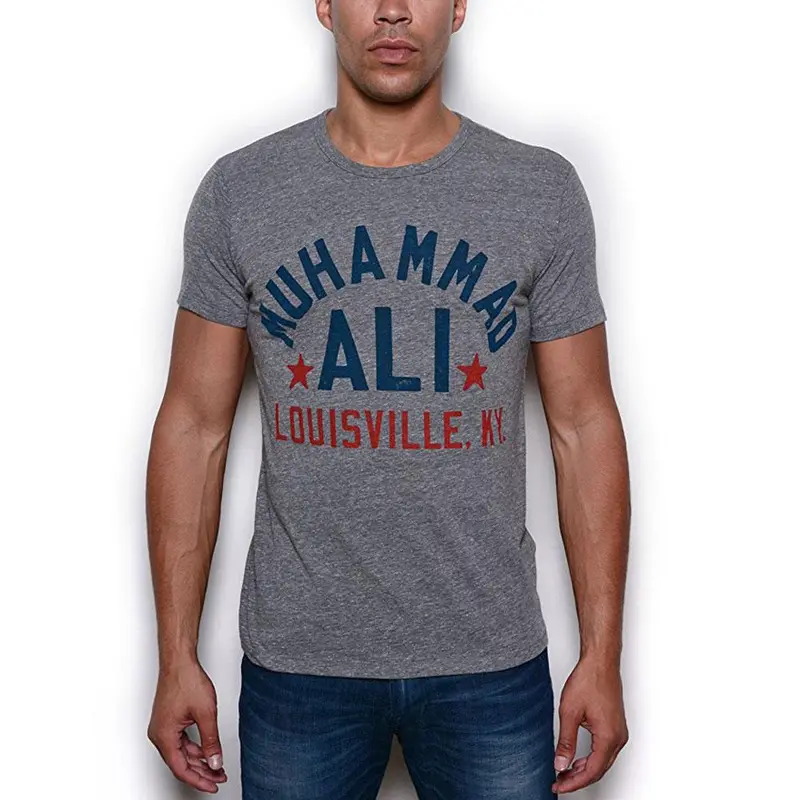 Muhammad Ali - Float Quote Mens Tri-Blend T Shirt