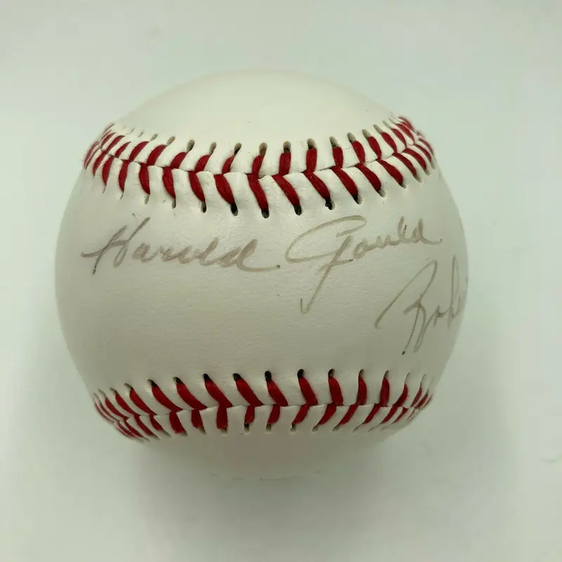 Negro League Legends Signed Baseball Robert Scott Harold Gould Jim Robinson