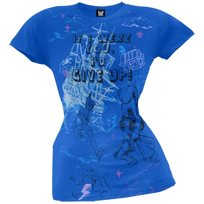 Peter Pan - Give Up Juniors T-Shirt