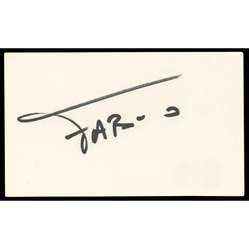 Fabio Lanzoni Dude Where's My Car? Authentic Signed 3x5 Index Card BAS #BM56950