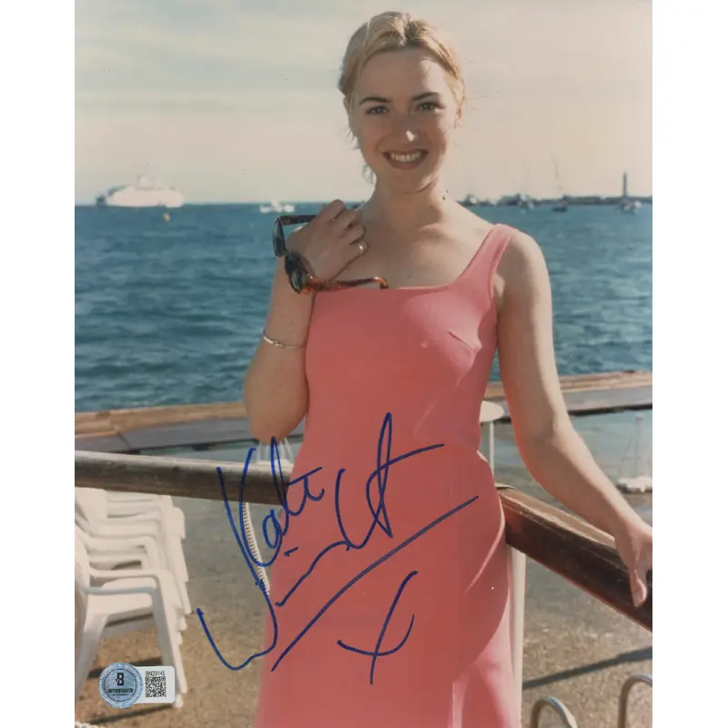 Kate Winslet Titanic Authentic Signed 8x10 Photo Autographed BAS #BN29145