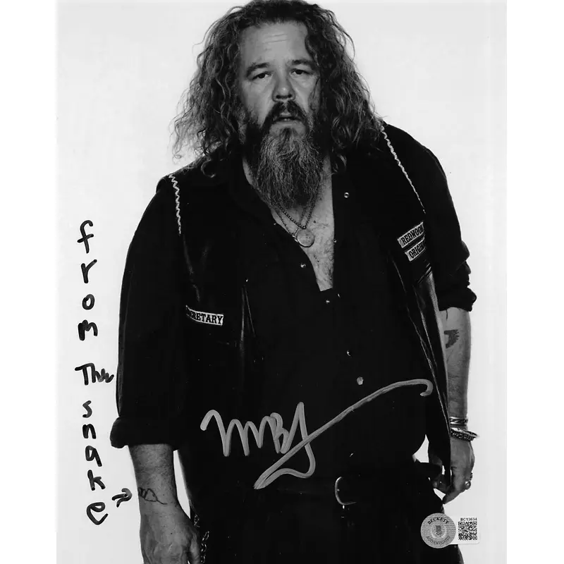 Mark Boone Jr. Sons of Anarchy "From The Snake"  Signed 8x10 Photo BAS #BC13634