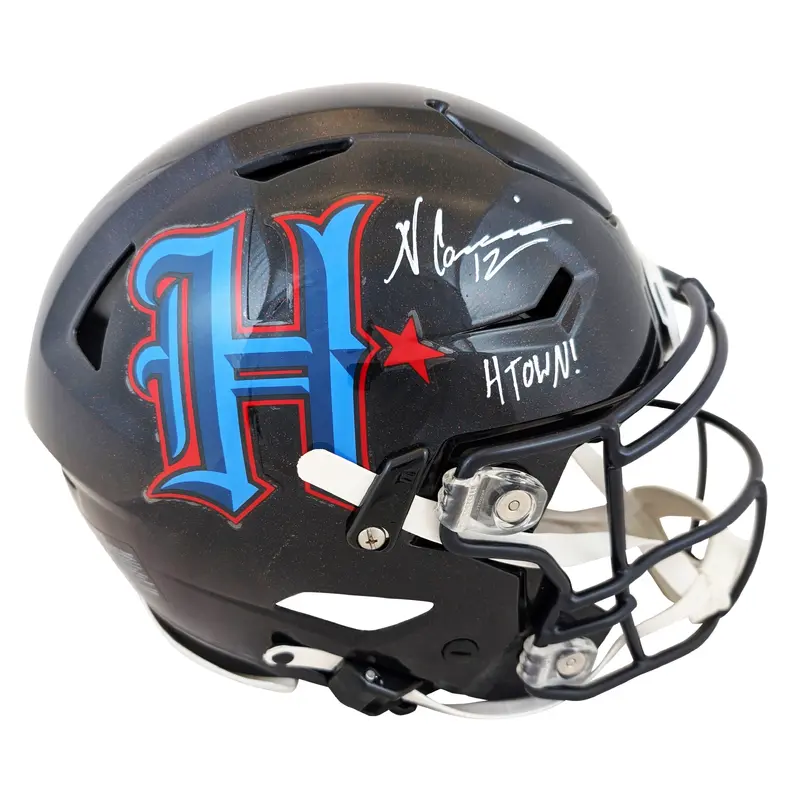 Texans Nico Collins "H-Town" Signed 2024 On-Field Alt Speed Flex F/S Helmet BAS