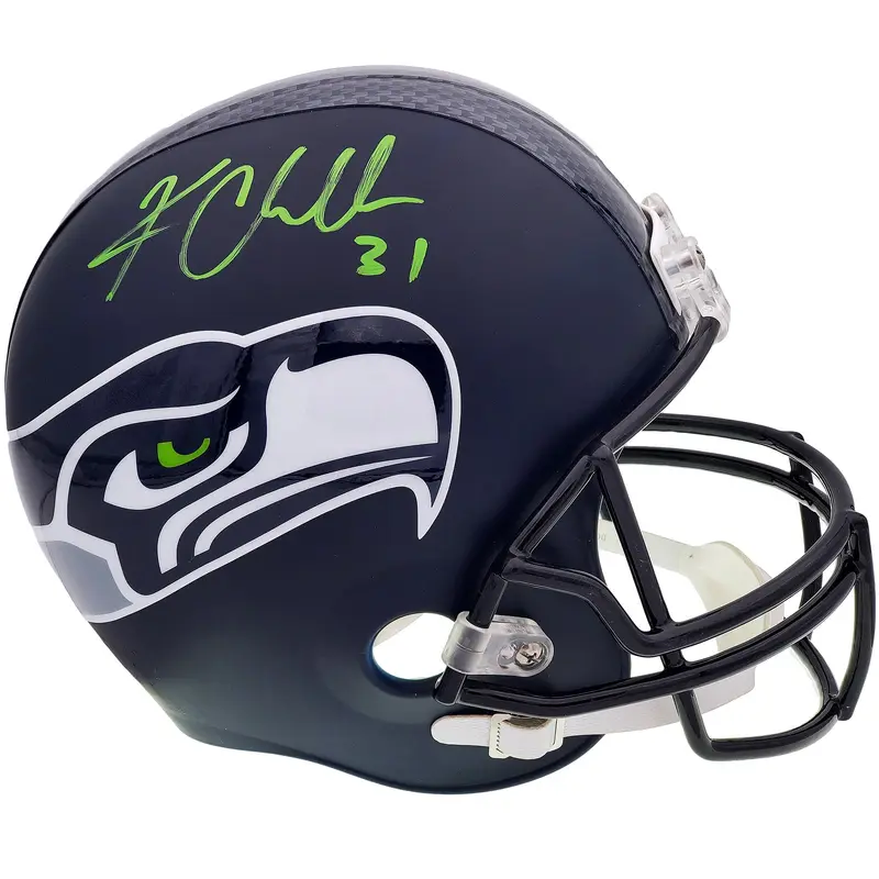 Kam Chancellor Autographed Seattle Seahawks Deluxe Full-Size Replica Helmet - MCS