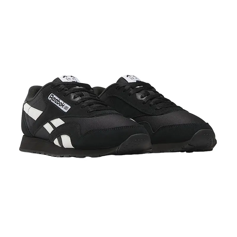 REEBOK MENS BLACK CL NYLON TENNIS SHOE 100033807 IF3024