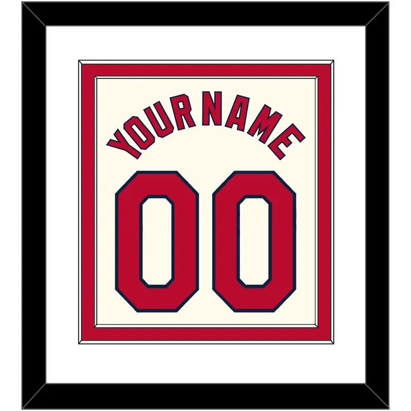 St. Louis Name & Number - Alternate Cream - Double Mat 1