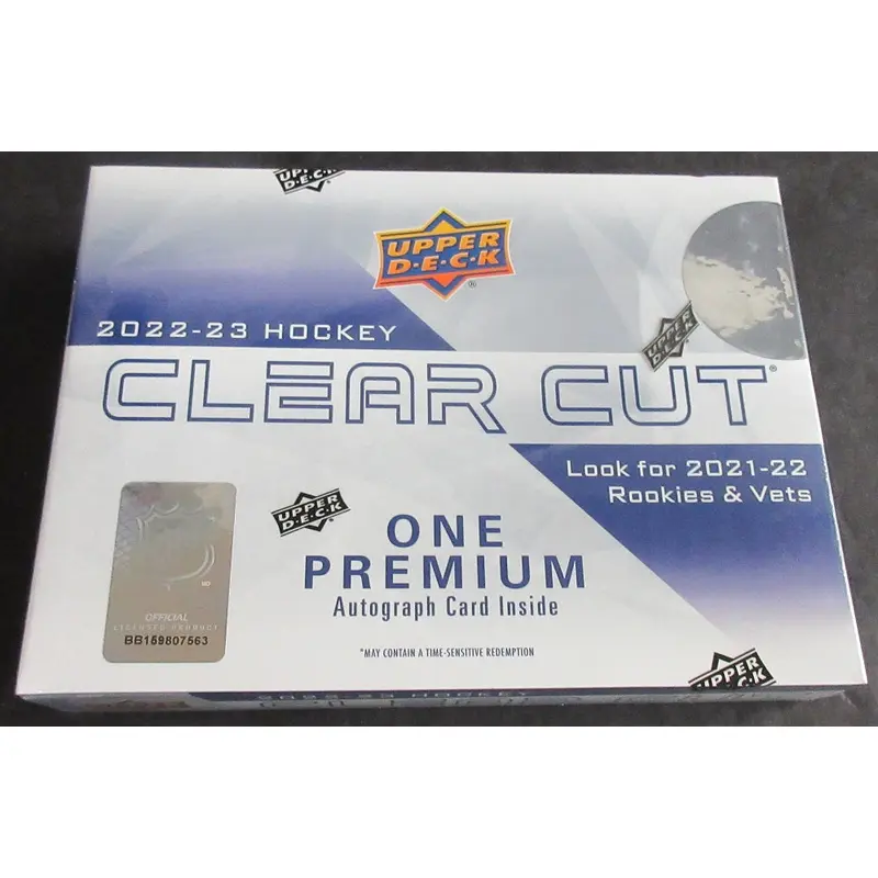 2022/23 Upper Deck Clear Cut Hockey Box (Hobby)