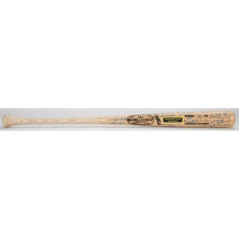 Pittsburgh Pirates Hall Of Fame & Legends Signed Bat 50 Sigs! With Beckett COA