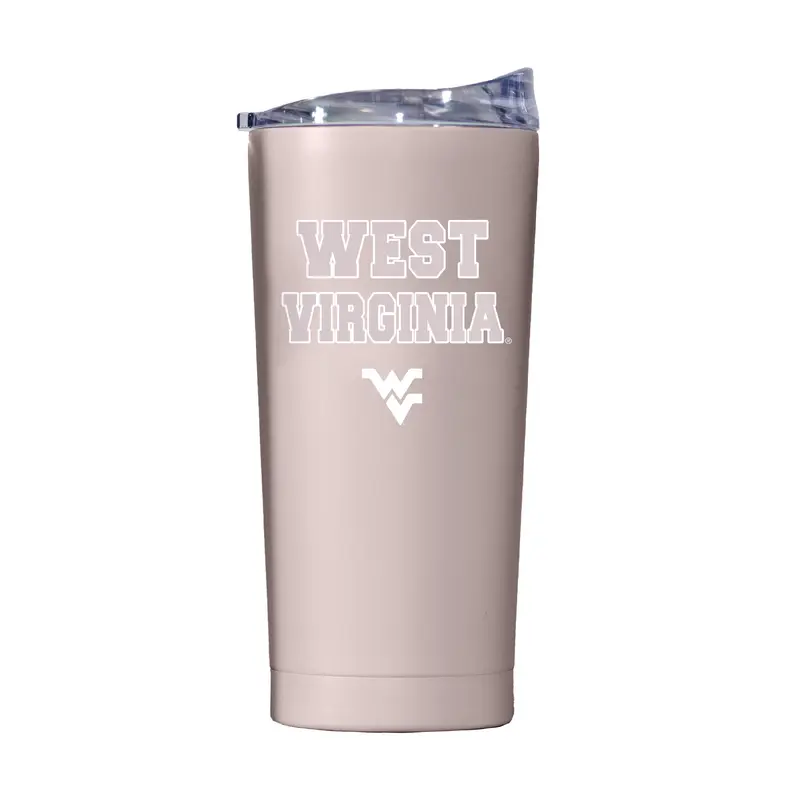West Virginia 20oz Stencil Powder Coat Tumbler