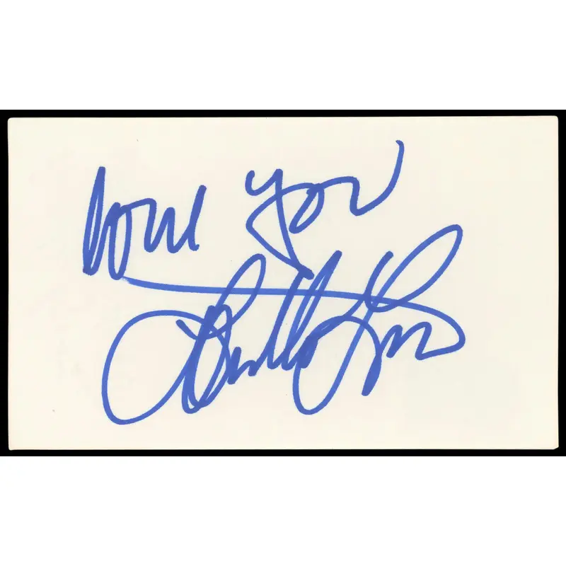 Loretta Lynn Coal Miner's Daughter "Love You" Signed 3x5 Index Card BAS #BM58633