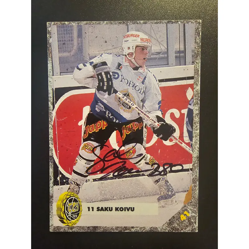 1993-94 Sisu Signature - Saku Koivu !CHECK THE CONDITION!