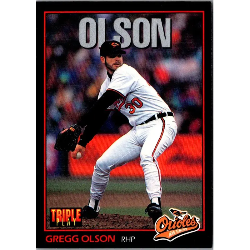 1993 Triple Play Gregg Olson #135