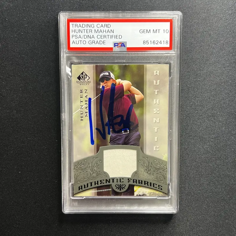 2005 Upper Deck SP #AF-HM Hunter Mahan signed card AUTO 10 PSA/DNA Autographed GOLF