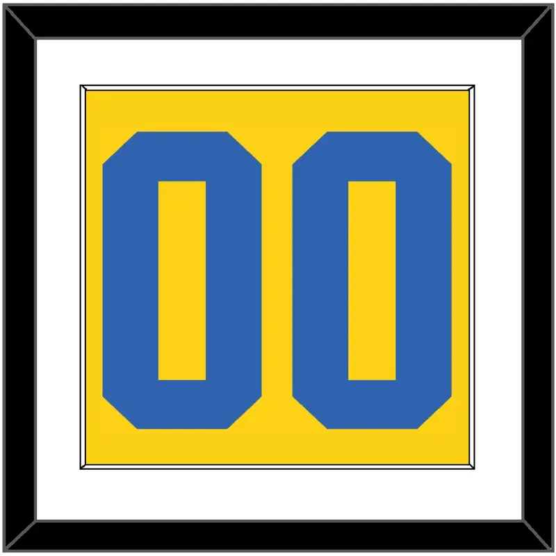 Sweden Mens Hockey Number - 2006 Olympics Home Gold - Single Mat 1