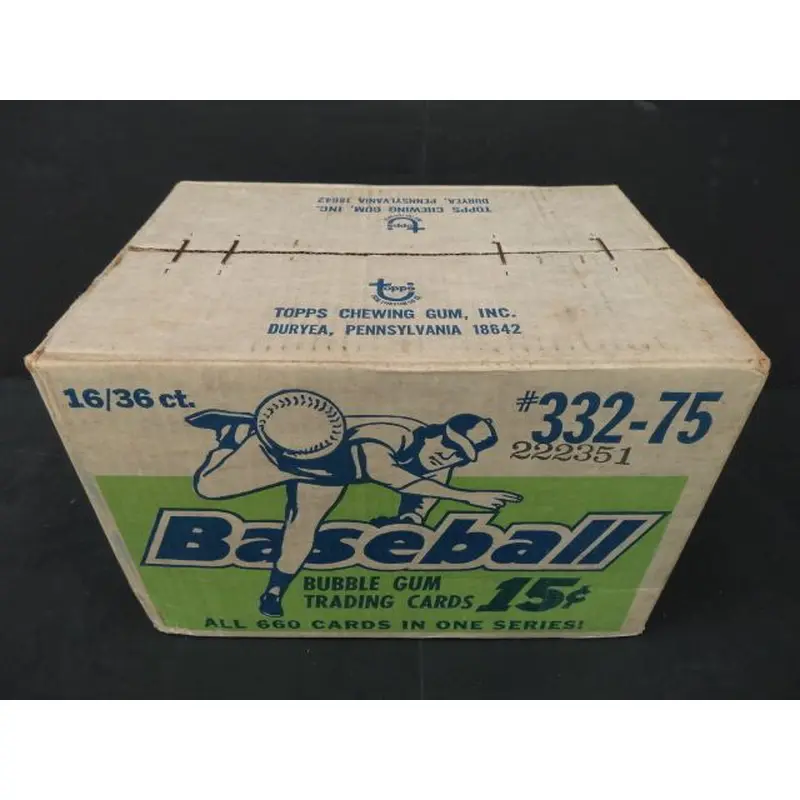 1975 Topps Mini Baseball Unopened Wax Case (16 Box)