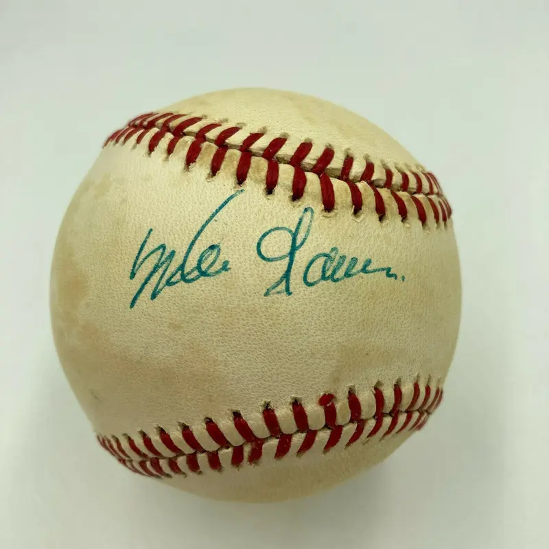 Rare Mike Garcia Single Signed American League Baseball Cleveland Indians JSA