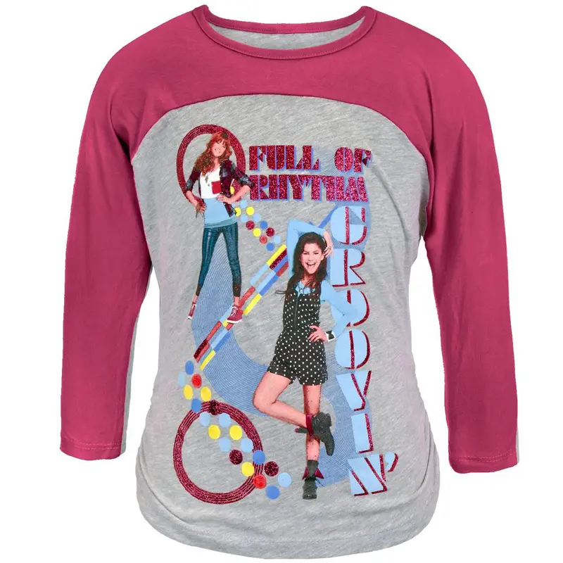 Shake It Up - Full Of Rhythm Girls Youth Raglan