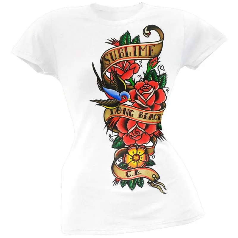 Sublime - Bird & Banner Juniors T-Shirt