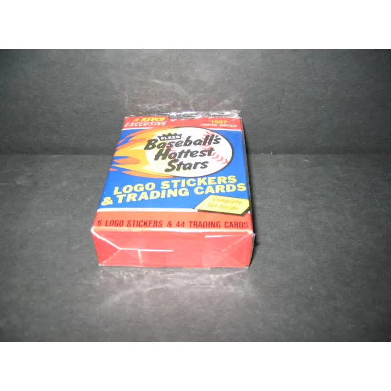 1987 Fleer Baseball Hottest Stars Factory Set
