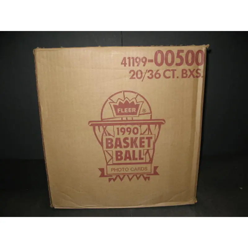 1990/91 Fleer Basketball Unopened Wax Case (20 Box) (00500)