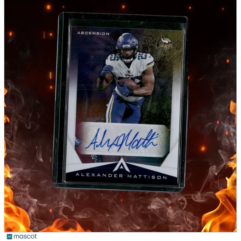2022 Panini Chronicles Ascension Alexander Mattison Auto #MS-AM