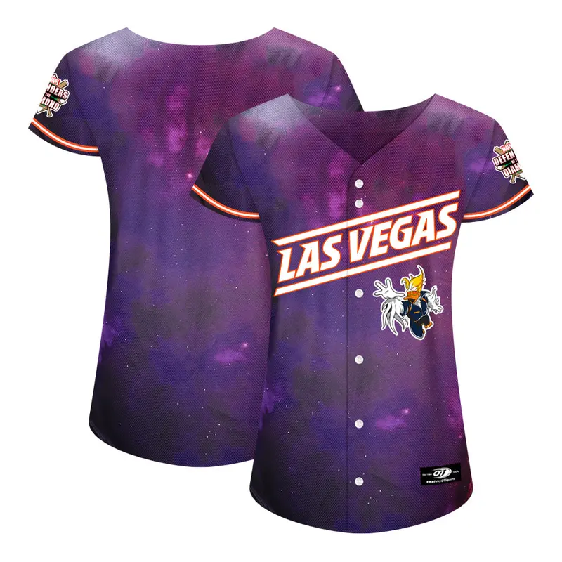 Women's OT Sports Marvel's Defenders of the Diamond Super Spruce Galaxy Jersey