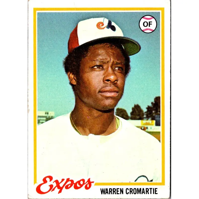 1978 O-Pee-Chee Warren Cromartie #117 Rookie