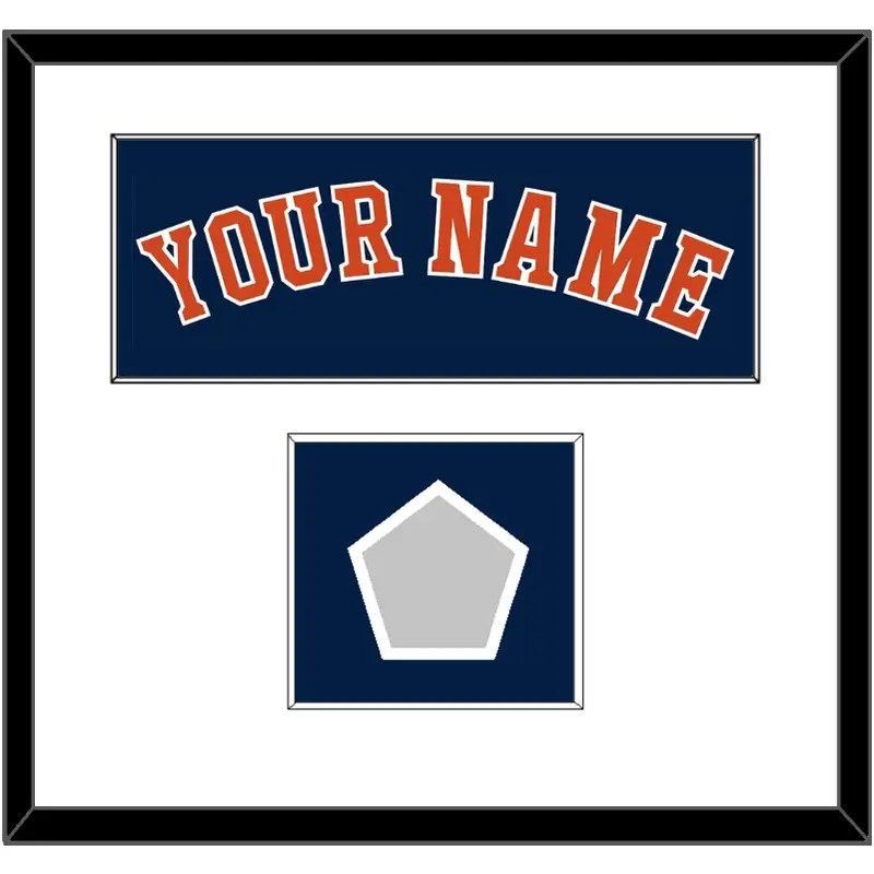 Houston Name & World Series Champions Patch - Alternate Blue - Single Mat 1