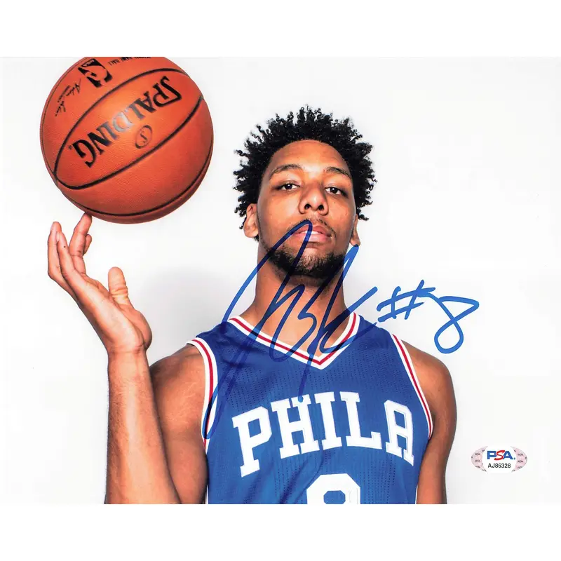 JAHLIL OKAFOR signed 8x10 photo PSA/DNA Philadelphia 76ers Autographed