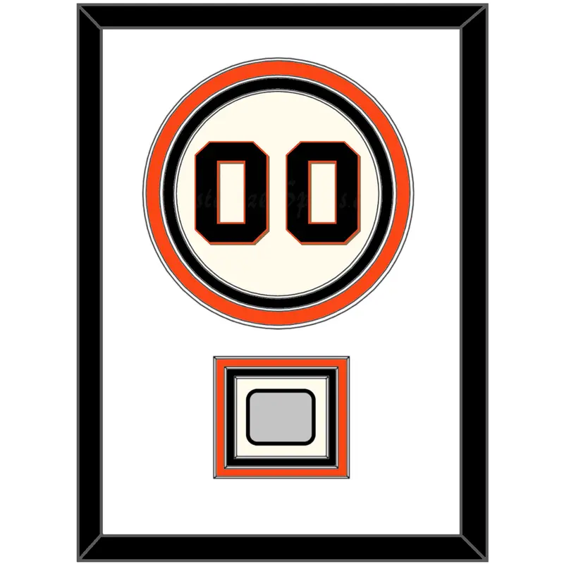 San Francisco Number & World Series Jersey Patch - Home Cream (2000-2021) - Triple Mat 1