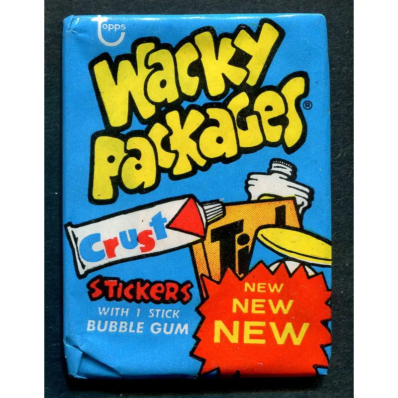 1974 Topps Wacky Packages Unopened Series 5 Wax Pack