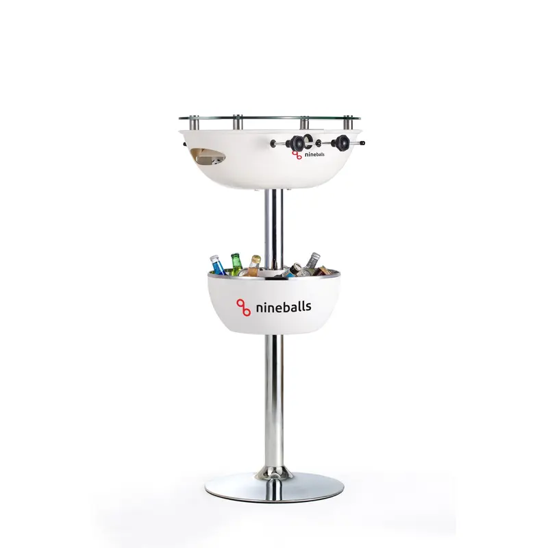 2 in 1 Party Foosball Table - White | KIBI Sports