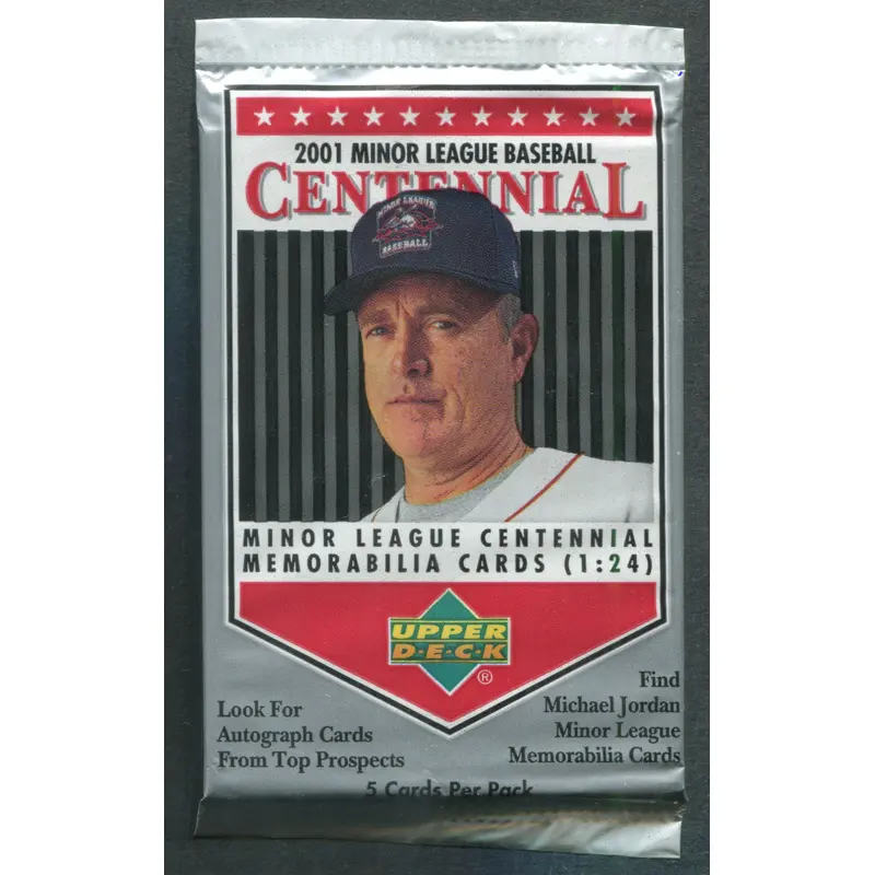 2001 Upper Deck Centennial Minor League Baseball Unopened Pack (5)