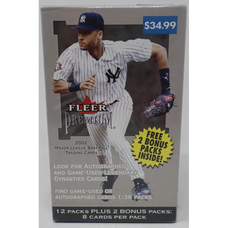 2002 Fleer Premium Baseball Blaster Box (14/8)