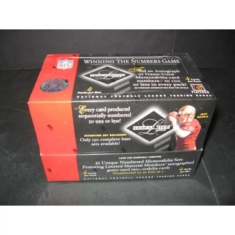 2003 Leaf Limited Football Box (Hobby)
