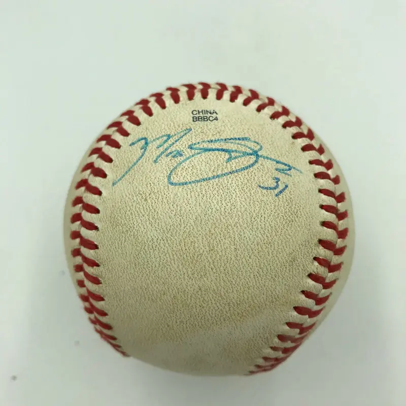 2007 Max Scherzer Pre Rookie Signed Game Used Official Minor League Baseball JSA