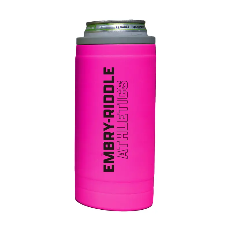 Embry-Riddle Aeronautical - Daytona 12oz Electric Stacked Soft Touch Slim Coolie