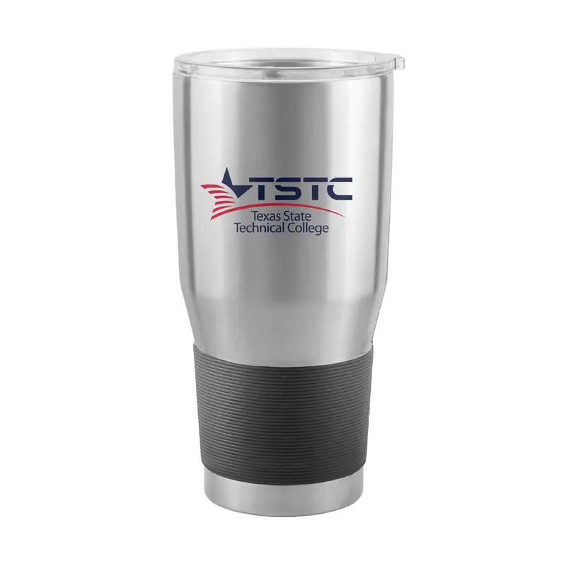 Texas State Tech 30oz Black Sleeve Stainless Steel Tumbler